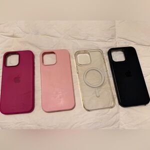 Apple iPhone 16 Case Collection - Magenta, Light Pink, Clear, Black
